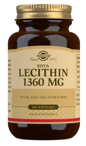 Solgar Lecithin 1360mg 100 Capsules